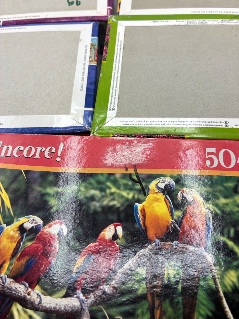 Lot of 7 Sealed 500 504 Piece Jigsaw Puzzles Encore Puzzlebug Artbox - Picture 12 of 16
